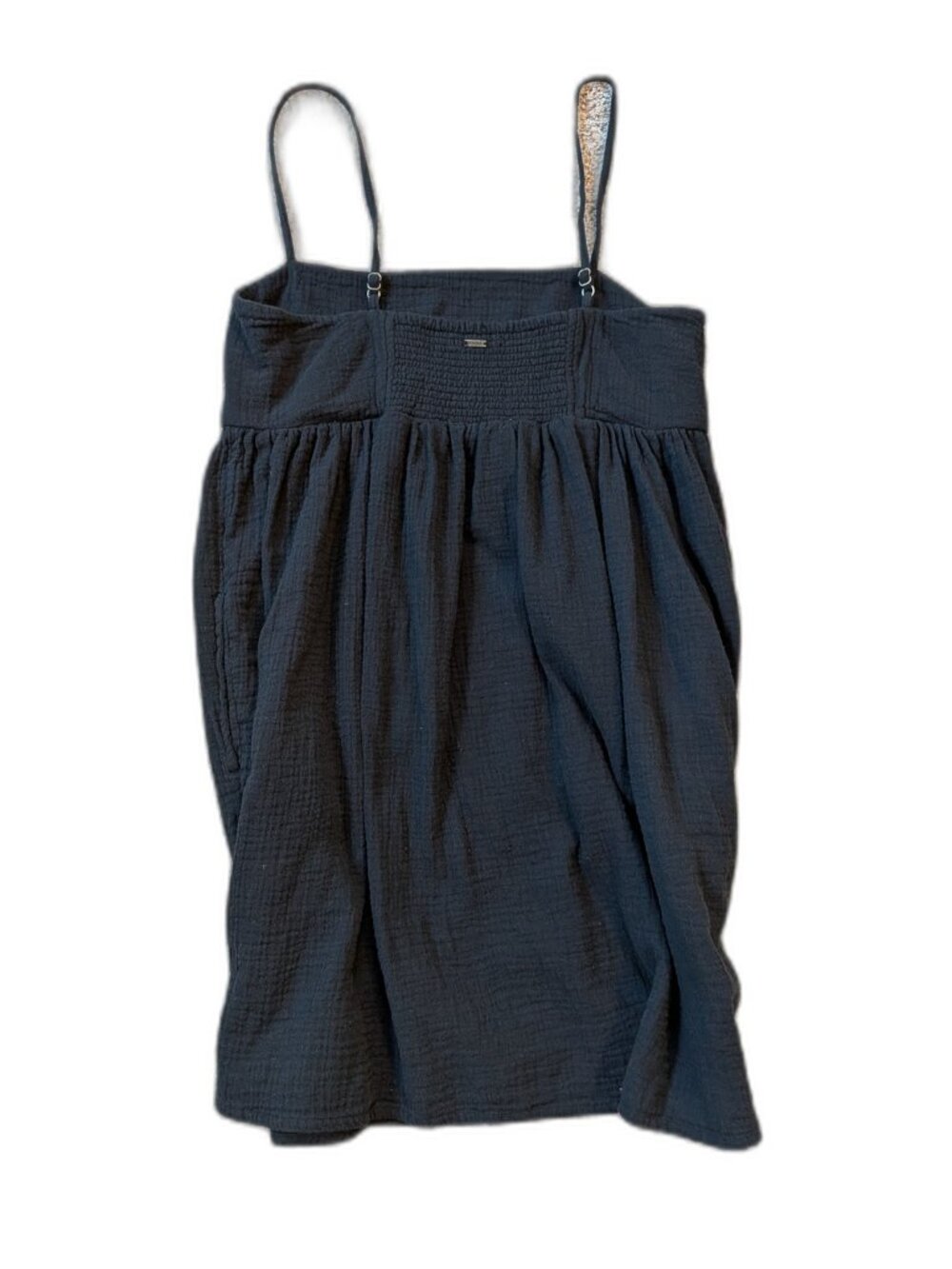 O'Neill Hadia Crinkle Double Gauze Mini Dress Black - XS - Picture 7 of 10